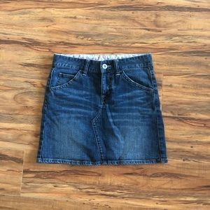 UNIQLO high waist denim skirt